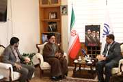 دیدار نماینده ولی‌فقیه در بنیاد شهید با استاندار چهارمحال‌وبختیاری
