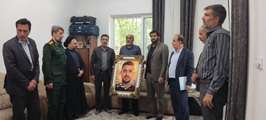 تجلیل از مقام شامخ شهید والامقام «حسین شاهین شمس‌آبادی» در راستای اجرای طرح ملی «سلام شهید» 