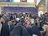 پیکر پاک شهدای بن در گلزار مطهر شهدا آرام گرفتند