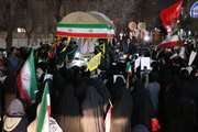  بدرقه باشکوه سربازان شهید وطن «حسین اسدی پور» و شهید «مهرزاد نظری» 