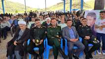 گرامیداشت اولین سالگرد شهادت ستوان‌یکم شهید علی سعیدی در روستای ابواسحاق